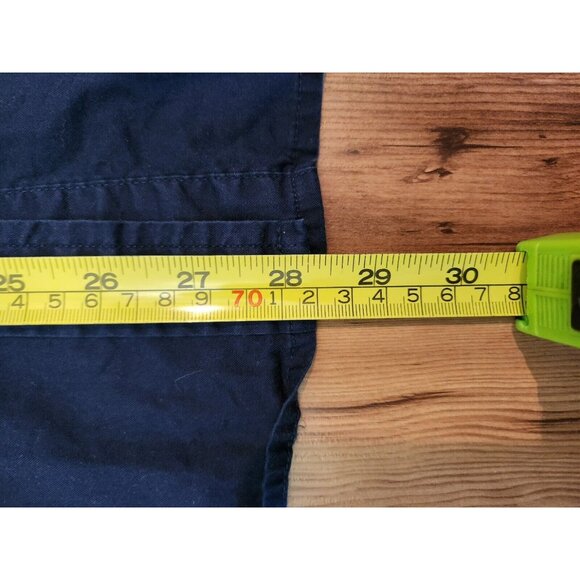 Tommy Hilfiger Shirt Big Back Logo Marine Blue XXL Long Sleeve - Picture 7 of 7